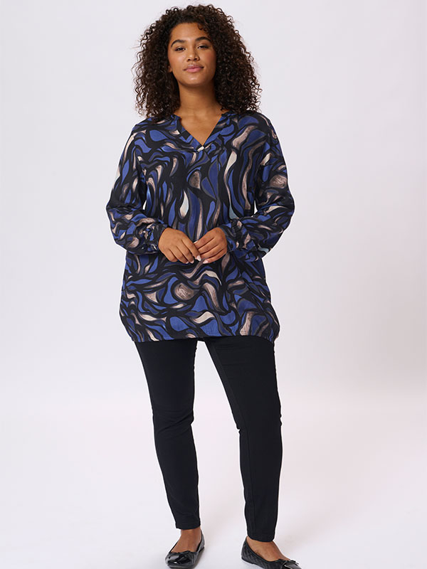 KCDIANA - Plus Size Blus fra Kaffe Curve