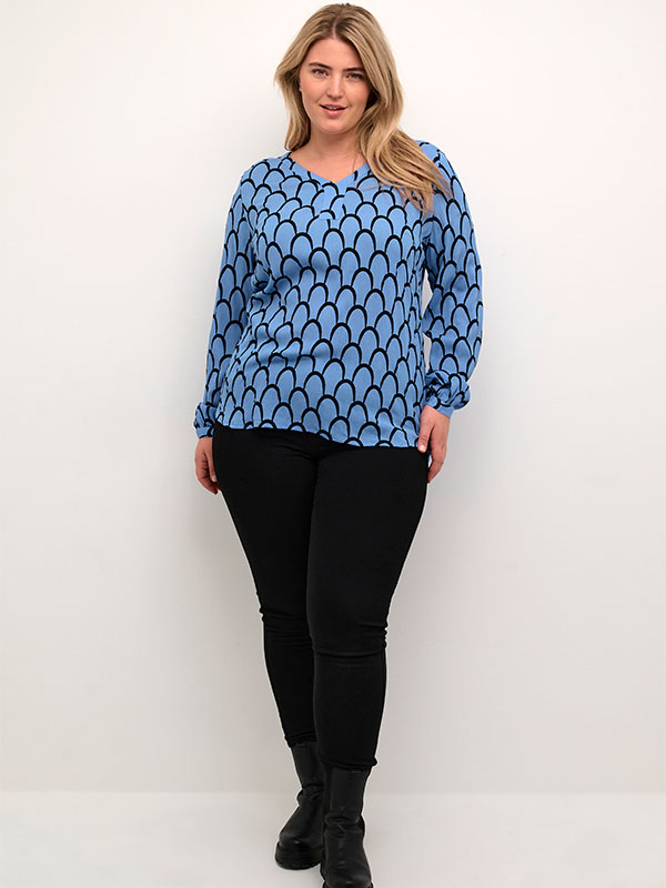 KCKERRY - Plus Size Blus fra Kaffe Curve
