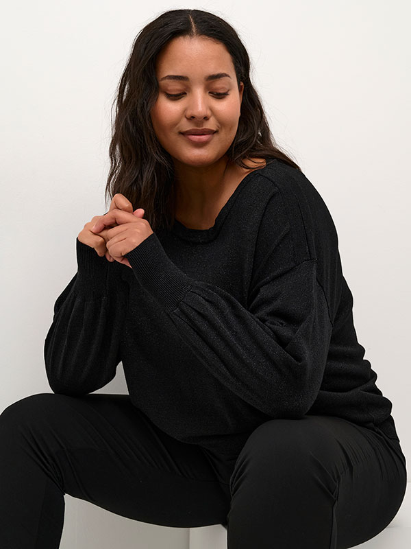 KCREGITTA - Plus Size Tröja fra Kaffe Curve