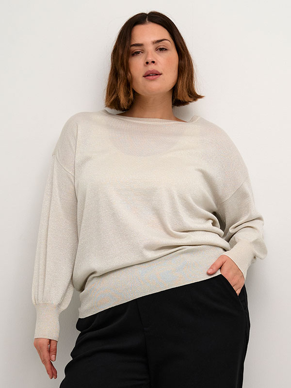 KCREGITTA - Plus Size Tröja fra Kaffe Curve