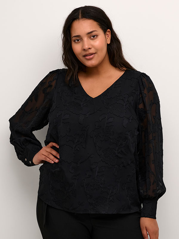 Blus fra Kaffe Curve