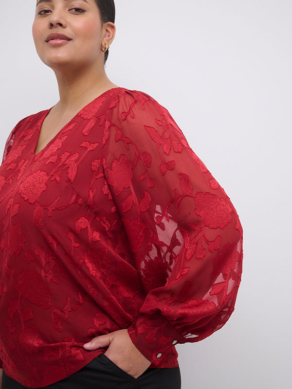 Blus fra Kaffe Curve