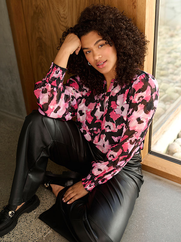 5715375125856 - Plus Size Blus fra Kaffe Curve
