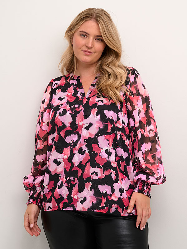 5715375125856 - Plus Size Blus fra Kaffe Curve