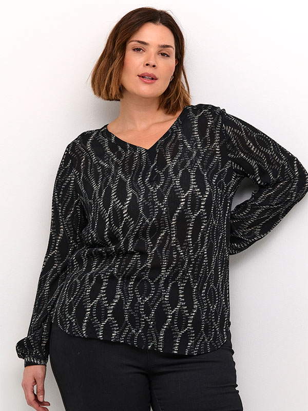 KCAMI - Plus Size Blus fra Kaffe Curve