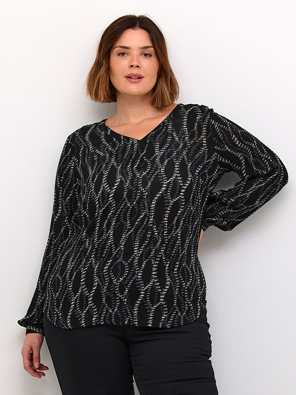 KCAMI - Plus Size Blus fra Kaffe Curve