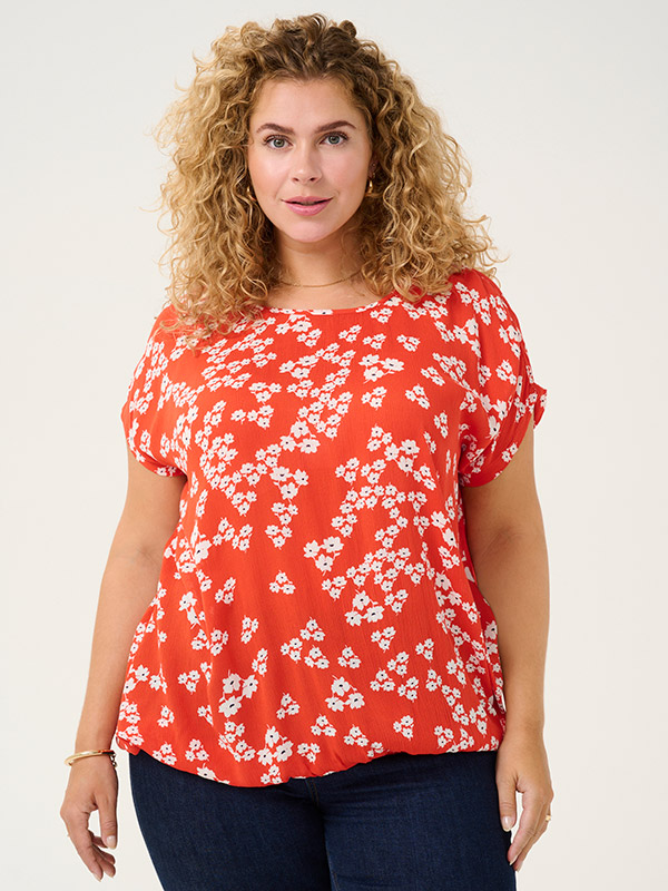 KCAMI - Plus Size Blus fra Kaffe Curve