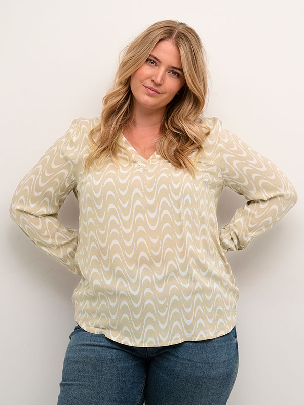 Blus fra Kaffe Curve