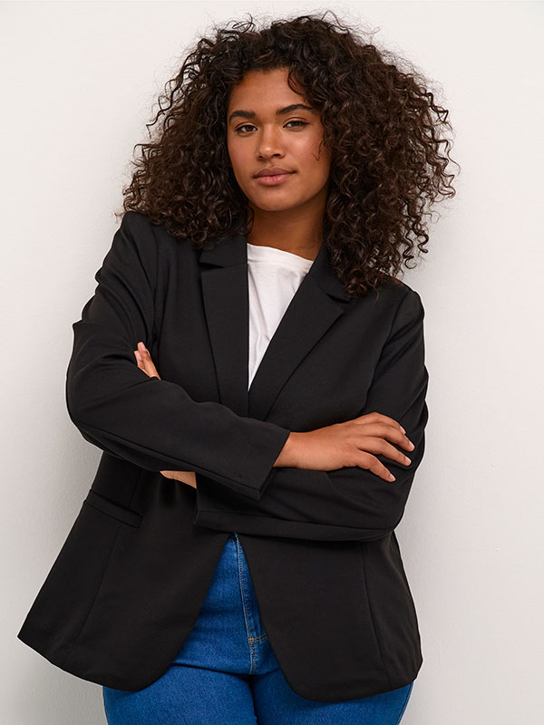 KCJENNA  - Plus Size Kavaj fra Kaffe Curve