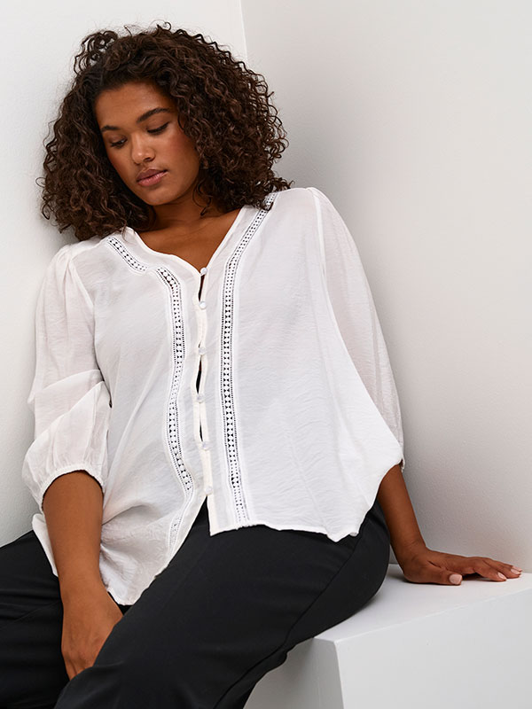 Blus fra Kaffe Curve