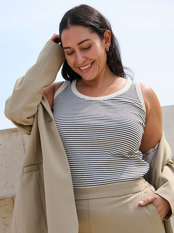 KANA - Plus Size Top fra Kaffe Curve