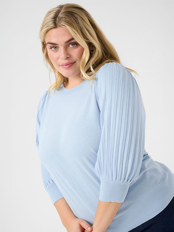 KCLONI - Plus Size Blus fra Kaffe Curve