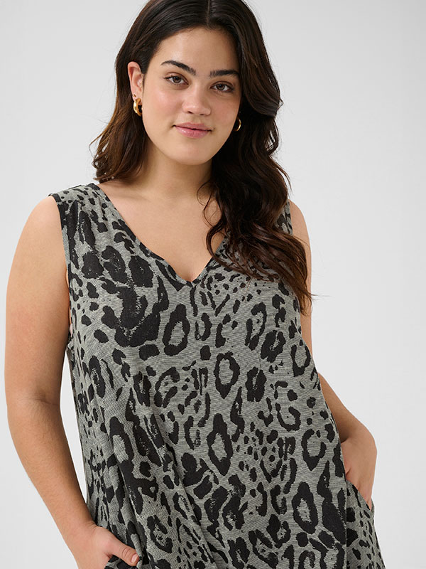 KCMILLE - Plus Size Klänning fra Kaffe Curve