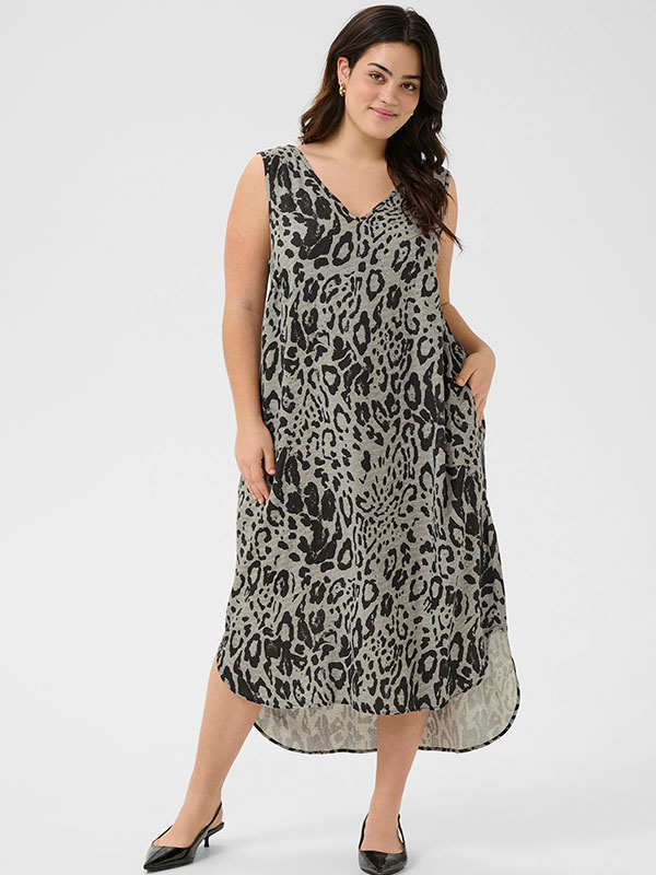 KCMILLE - Plus Size Klänning fra Kaffe Curve