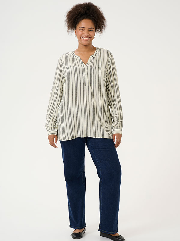 KCMILLE - Plus Size Blus fra Kaffe Curve