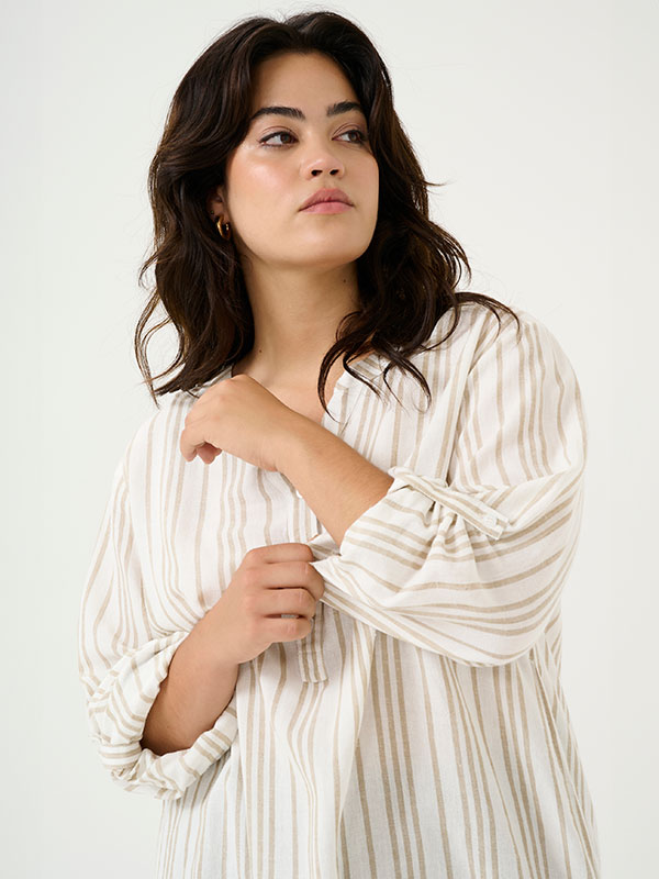 KCMILLE - Plus Size Blus fra Kaffe Curve