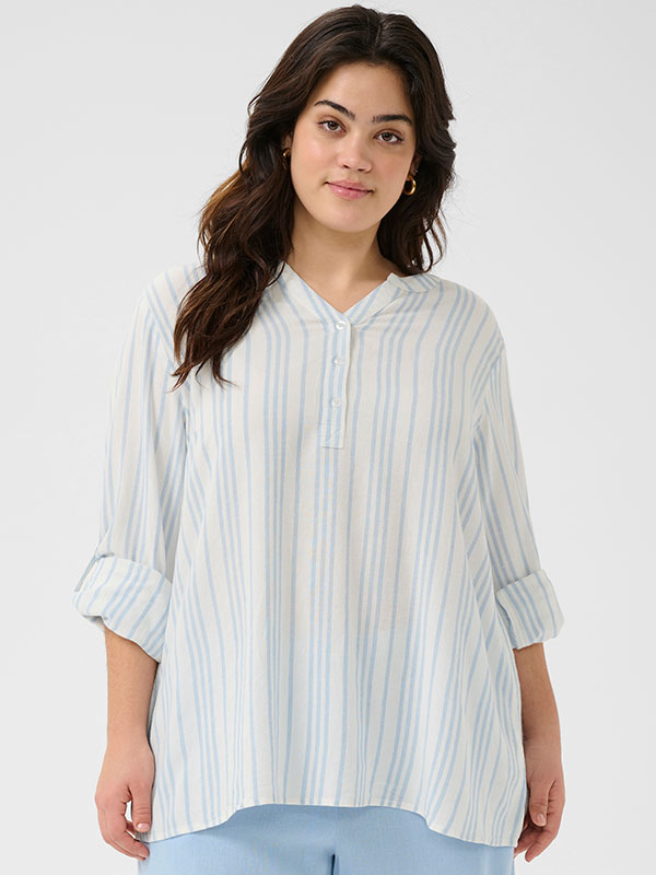KCMILLE - Plus Size Blus fra Kaffe Curve