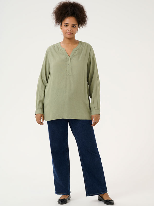KCMILLE - Plus Size Blus fra Kaffe Curve