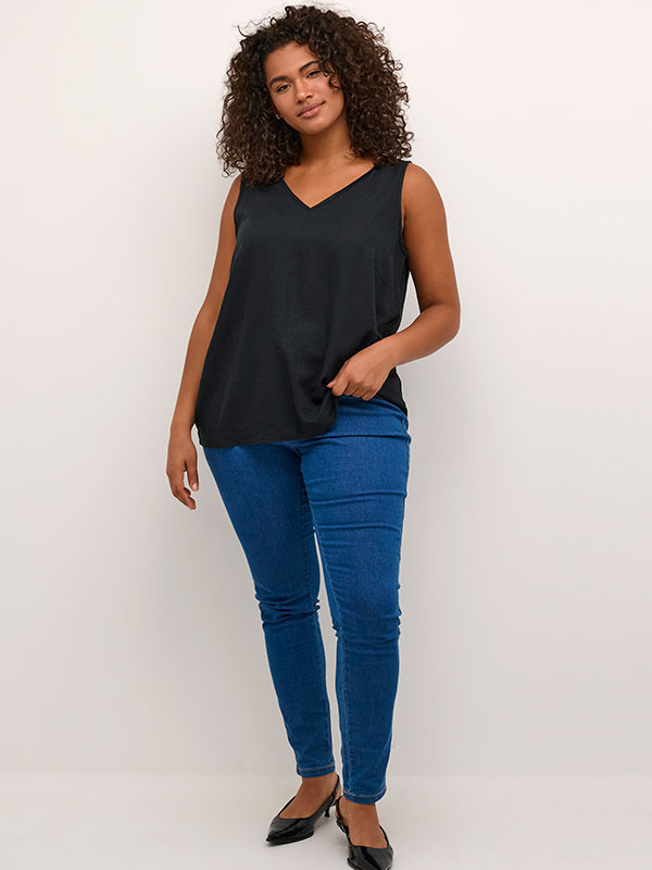 KCMILLE - Plus Size Top fra Kaffe Curve