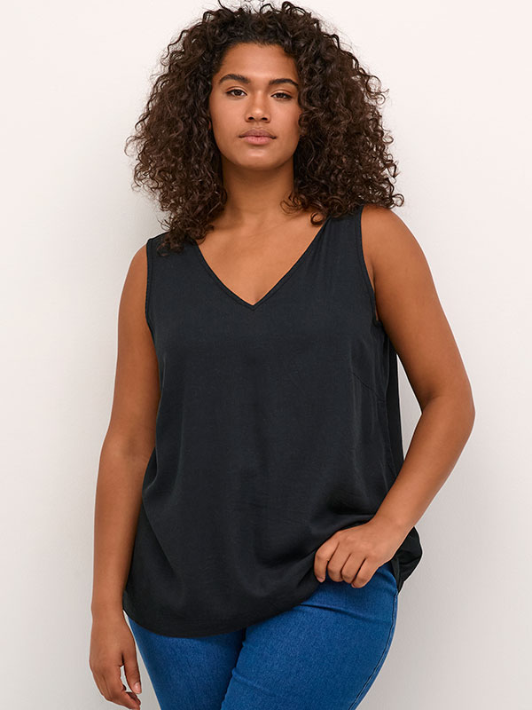 KCMILLE - Plus Size Top fra Kaffe Curve