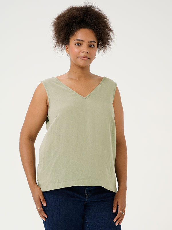 KCMILLE - Plus Size Top fra Kaffe Curve