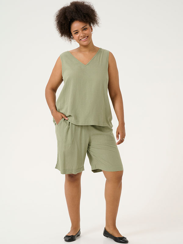 KCMILLE - Plus Size Top fra Kaffe Curve