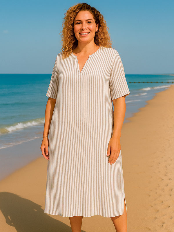 KCMILLE - Plus Size Klänning fra Kaffe Curve