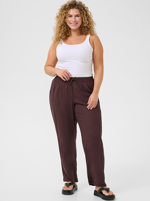 KCMILLE - Plus Size Byxor fra Kaffe Curve