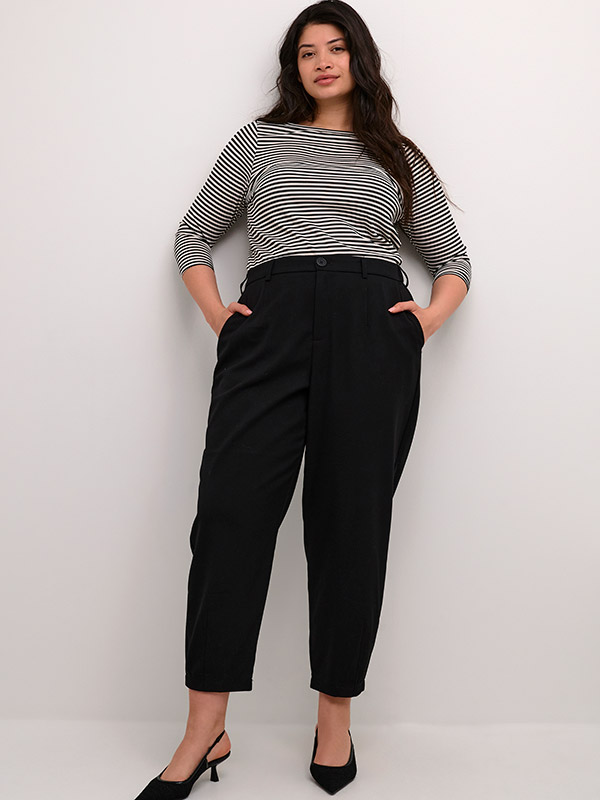 KCMERLA - Plus Size Byxor fra Kaffe Curve