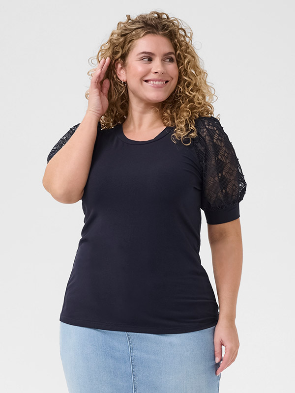 KCTANA - Plus Size Blus fra Kaffe Curve