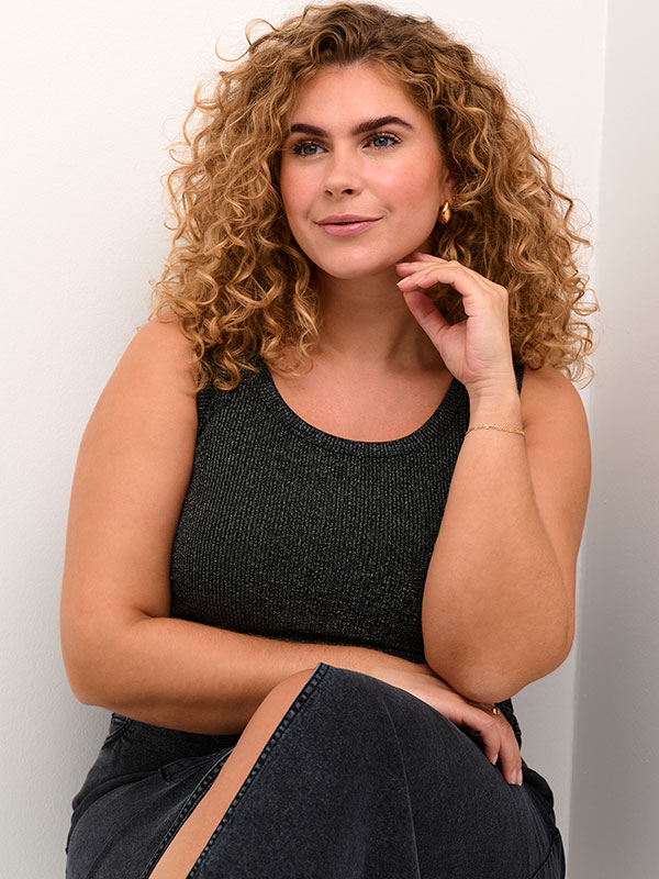KCCELIA - Plus Size Top fra Kaffe Curve
