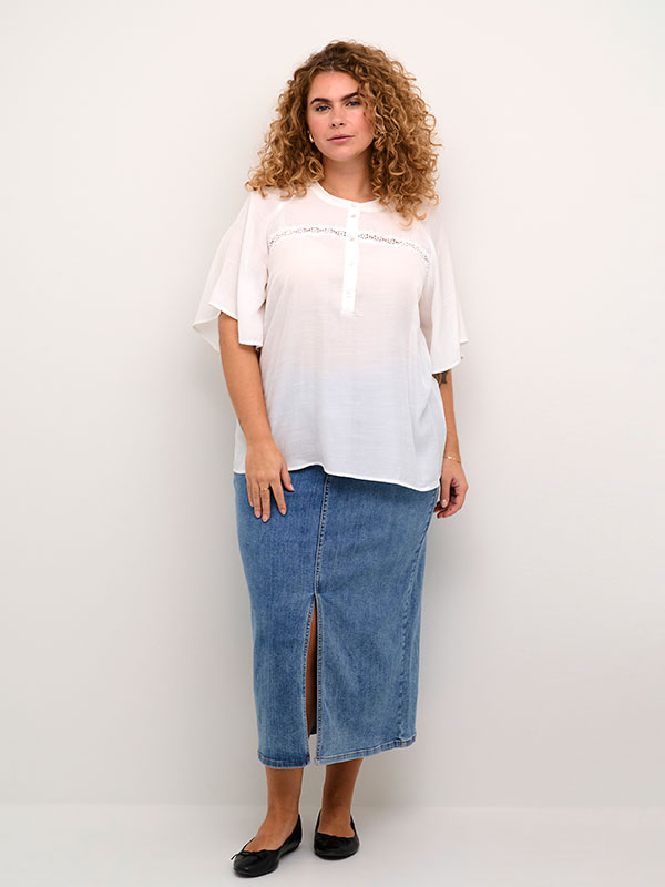 KCTILLA - Plus Size Blus fra Kaffe Curve