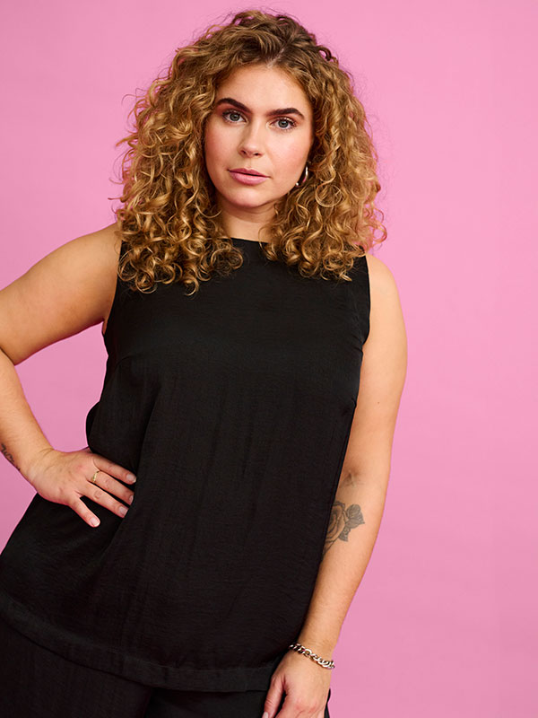 KCAMALIE - Plus Size Blus fra Kaffe Curve