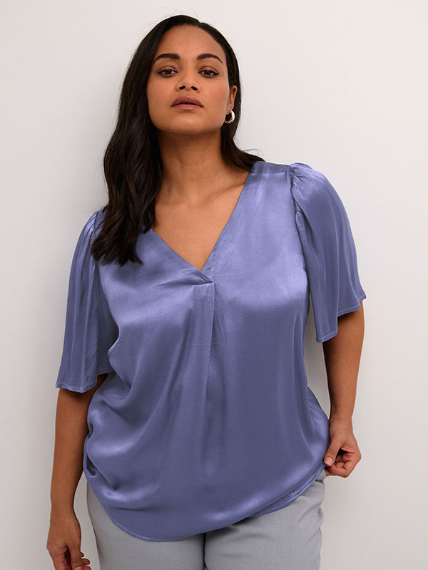 KCKANA - Plus Size Blus fra Kaffe Curve