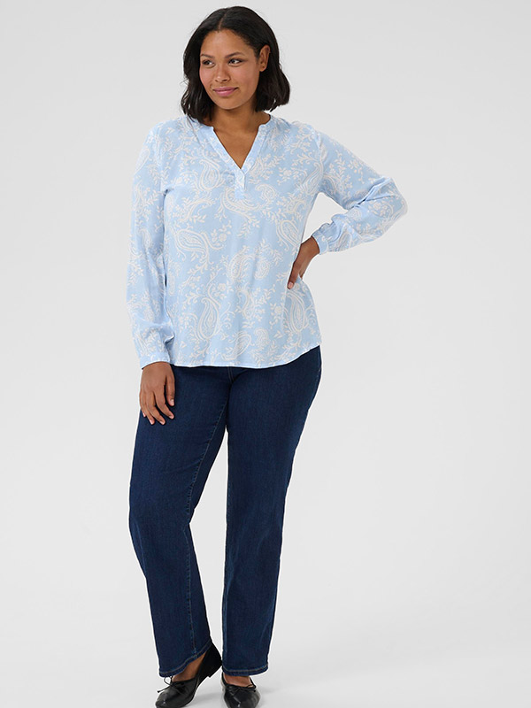 KCBELLA - Plus Size Blus fra Kaffe Curve