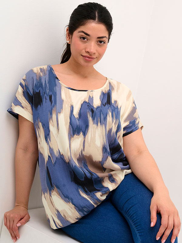 KCBELLA - Plus Size Blus fra Kaffe Curve