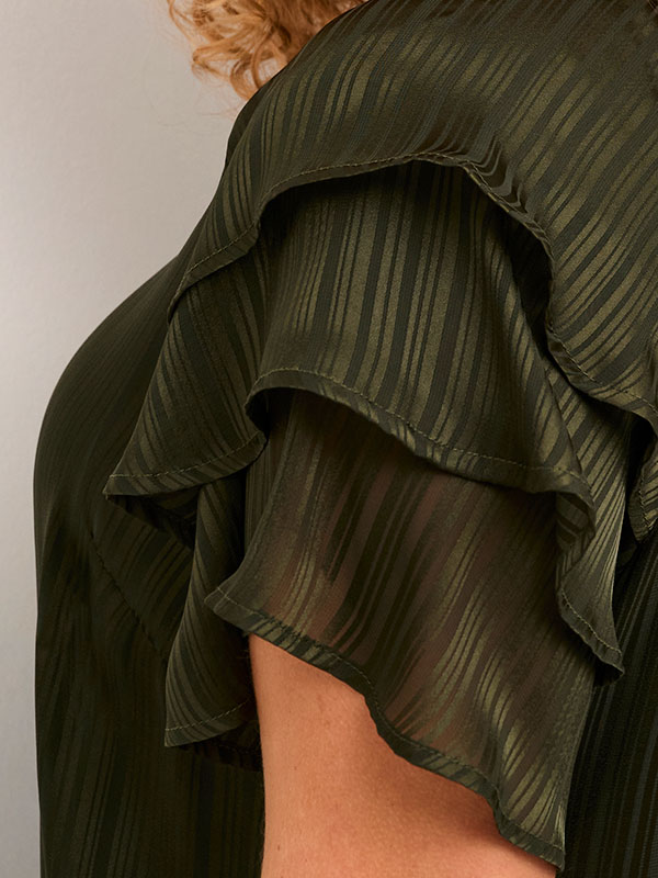 KCJOLA - Plus Size Blus fra Kaffe Curve