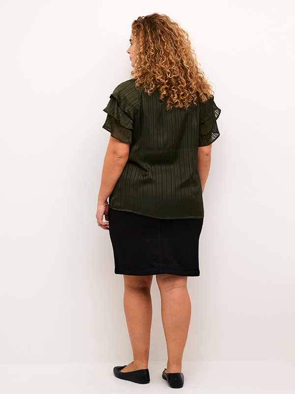 KCJOLA - Plus Size Blus fra Kaffe Curve