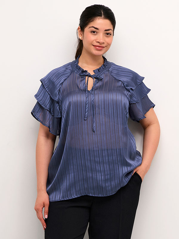 KCJOLA - Plus Size Blus fra Kaffe Curve