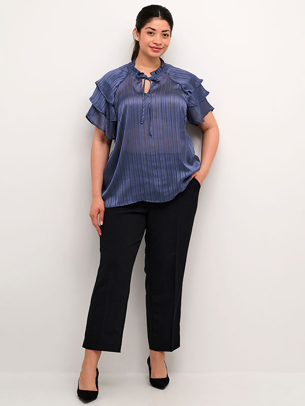 KCJOLA - Plus Size Blus fra Kaffe Curve