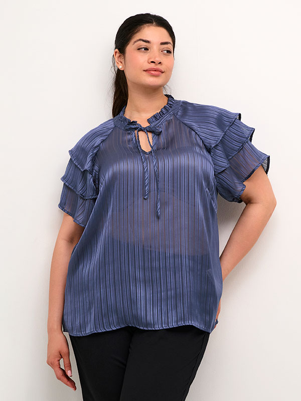 KCJOLA - Plus Size Blus fra Kaffe Curve
