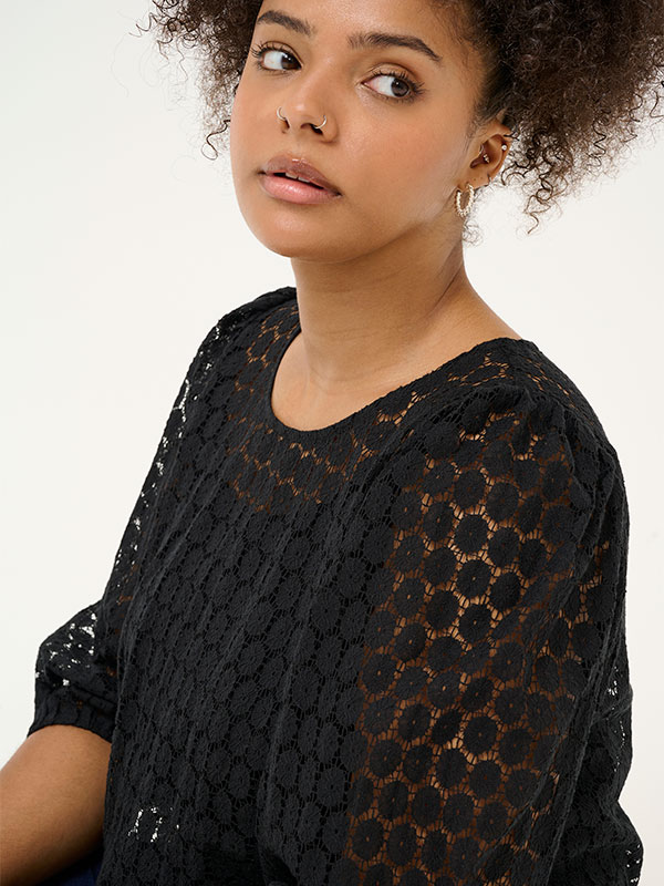 KCLORENA - Plus Size Blus fra Kaffe Curve
