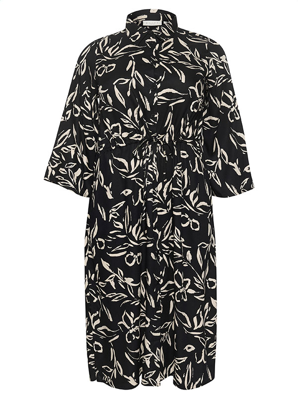 KCFLORA - Plus Size Klänning fra Kaffe Curve