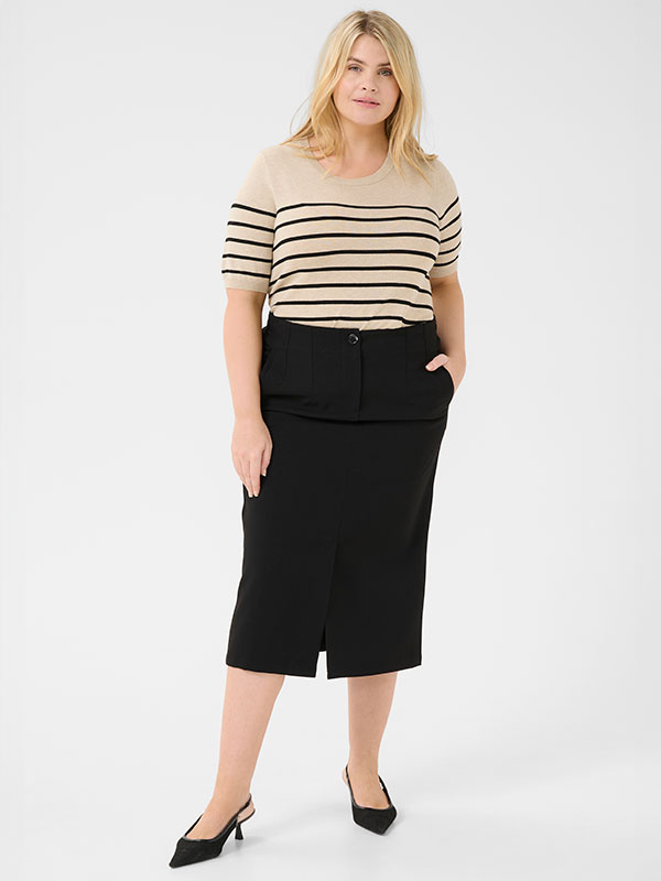 KCELIA - Plus Size Kjol fra Kaffe Curve