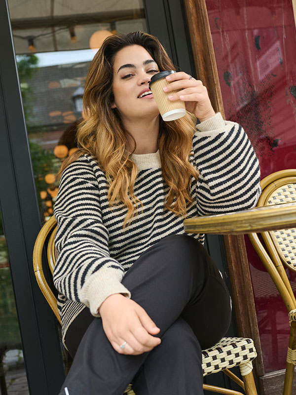KCVERINA - Plus Size Tröja fra Kaffe Curve