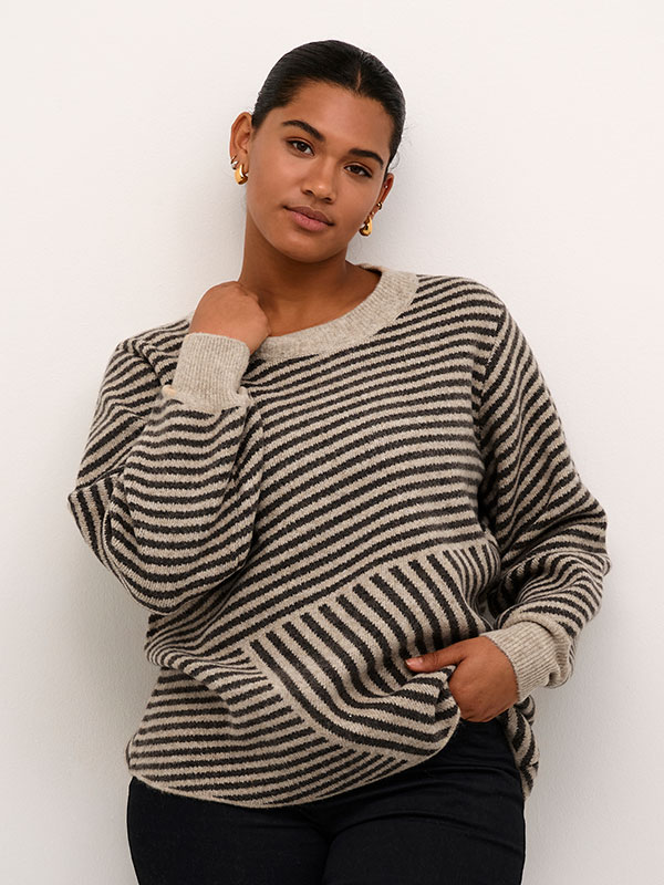 KCVERINA - Plus Size Tröja fra Kaffe Curve