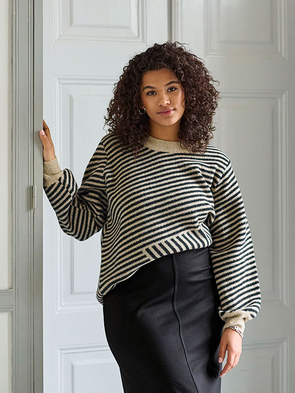 KCVERINA - Plus Size Tröja fra Kaffe Curve