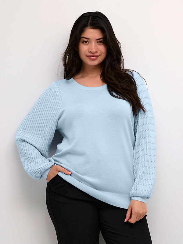 KCLINI - Plus Size Blus fra Kaffe Curve