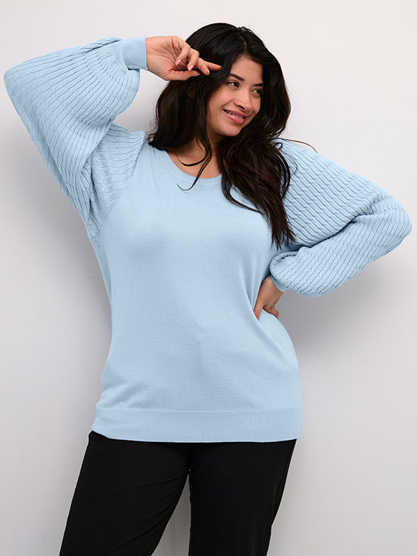 KCLINI - Plus Size Blus fra Kaffe Curve