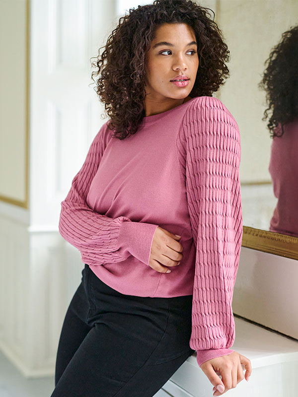 KCLINI - Plus Size Blus fra Kaffe Curve